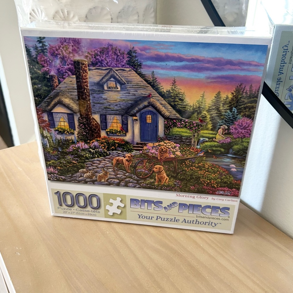 ⭐️ NEW 1000 Piece Jigsaw Puzzle - Morning Glory Bits & Pieces